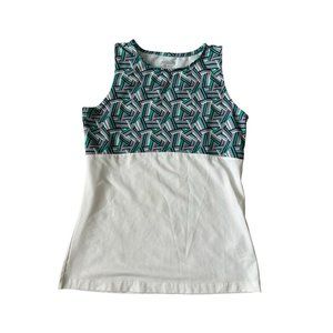 PRINCE Girls Graphic Print Tennis Tank Top Size Large